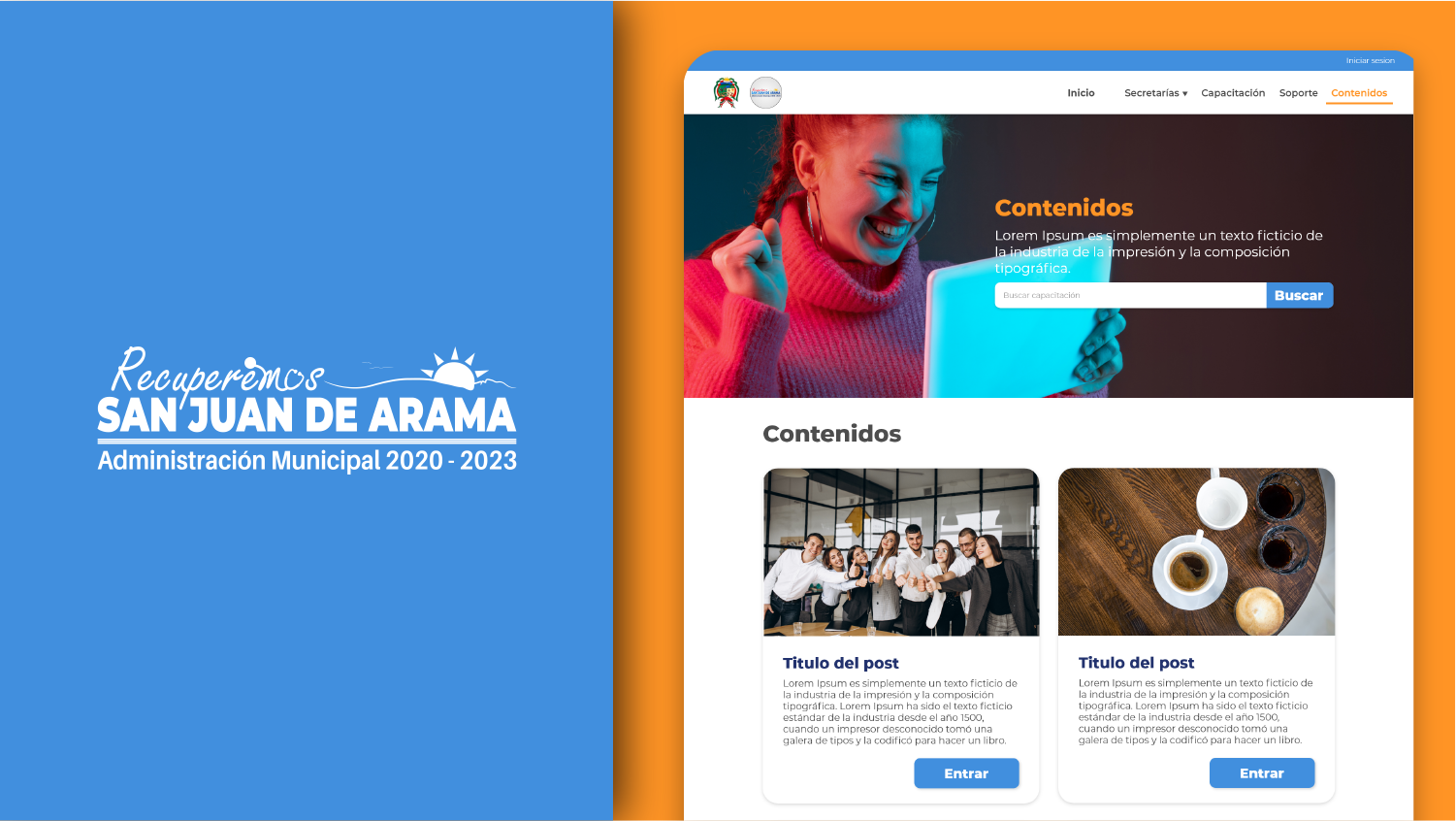 Intranet Website for San Juan de Arama City Hall