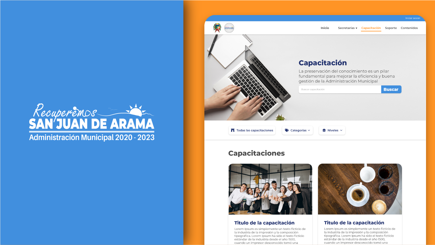 Intranet Website for San Juan de Arama City Hall