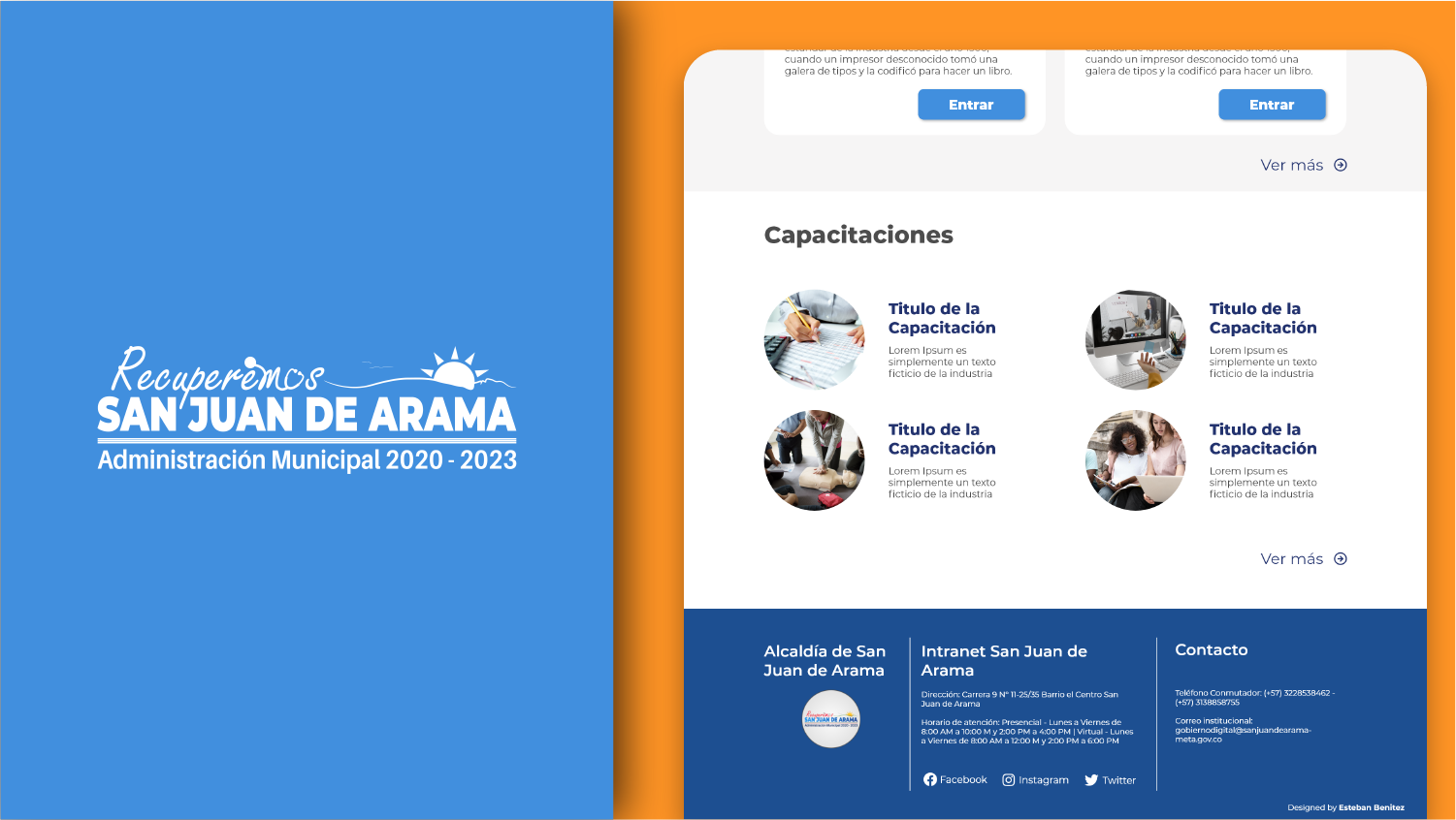 Intranet Website for San Juan de Arama City Hall