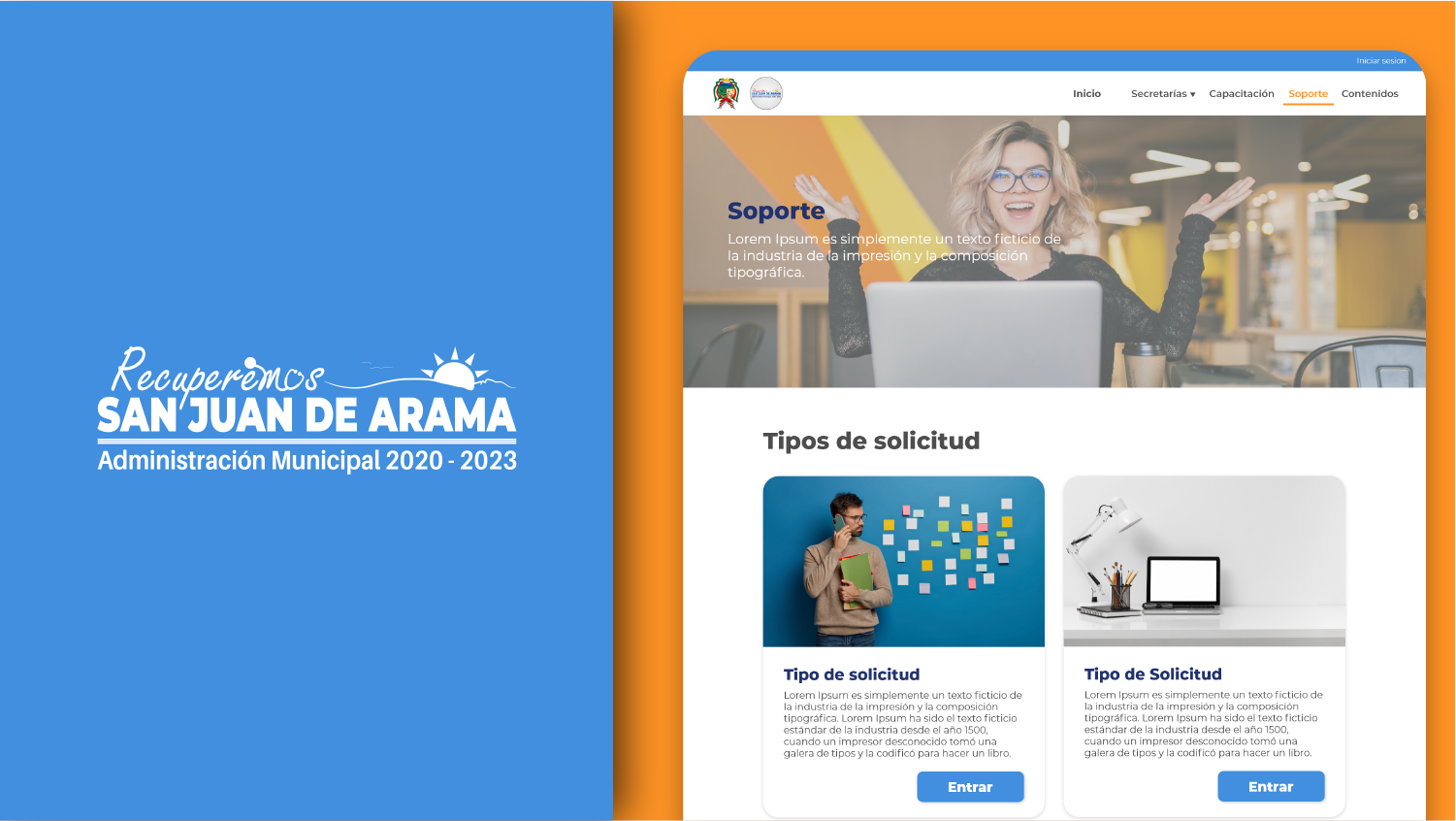 Intranet Website for San Juan de Arama City Hall