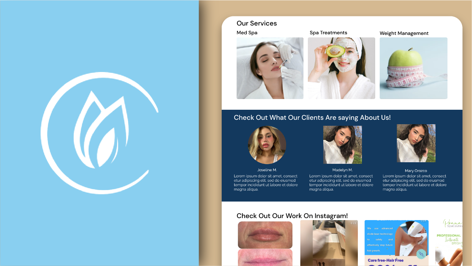 Website for A Beautiful Look Medical Spa