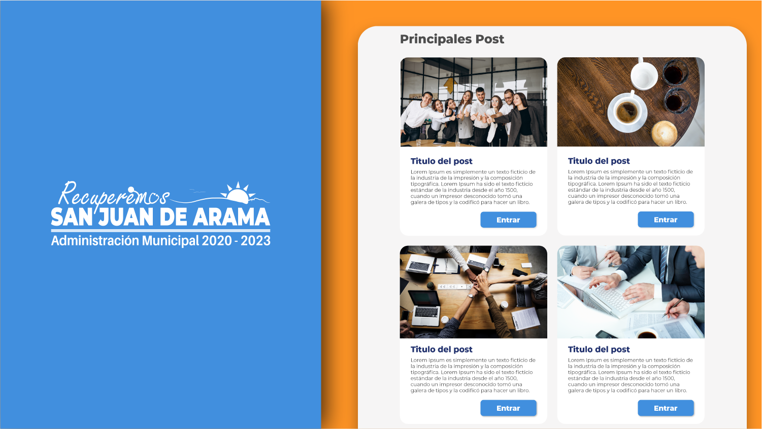 Intranet Website for San Juan de Arama City Hall