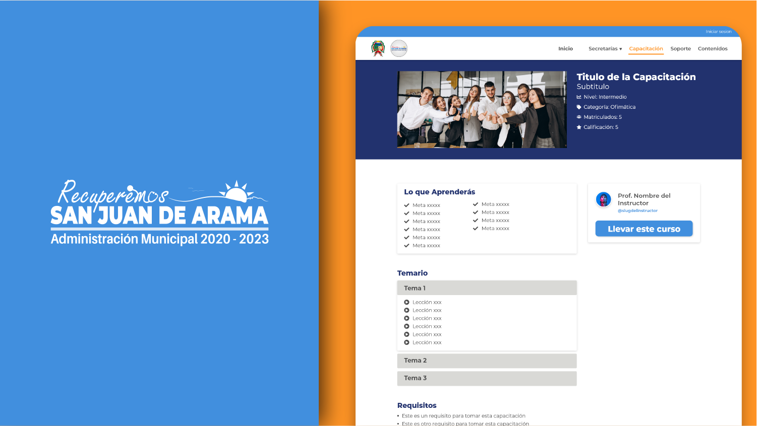 Intranet Website for San Juan de Arama City Hall